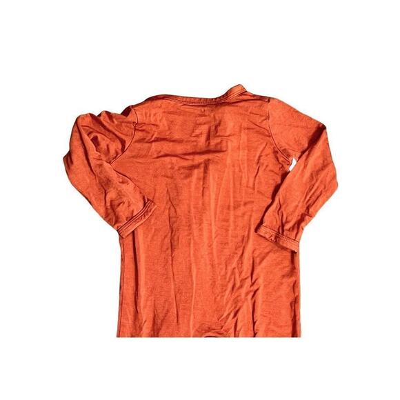 Kyte Baby Bamboo Rust Orange Longall LS Romper Fall Spice 12-18 months Autumn - Picture 6 of 8